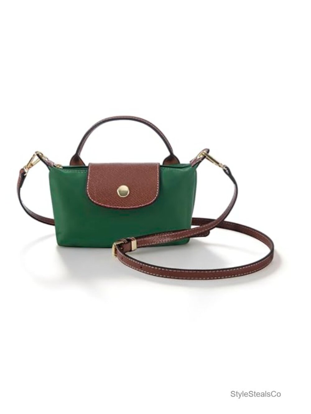 Mini Crossbody Bag Waterproof Nylon Adjustable Detachable Strap Shoulder Handbag
